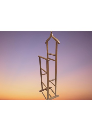 Dilsiz Uşak Çift Tepe Havlulu Model Parlak Ceviz Askılık Kayın To Ceviz