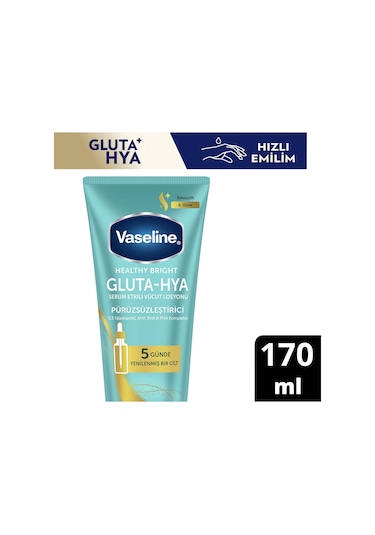 Vaseline Gluta-hya Serum Etkili Vücut Losyonu Pürüzsüzleştirici 170 Ml