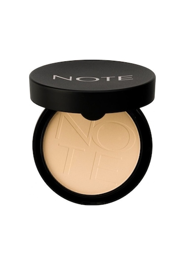 Note Cosmetique Luminous Silk Compact Powder Mat Bitişli Toz Pudra - 02 Natural Beige