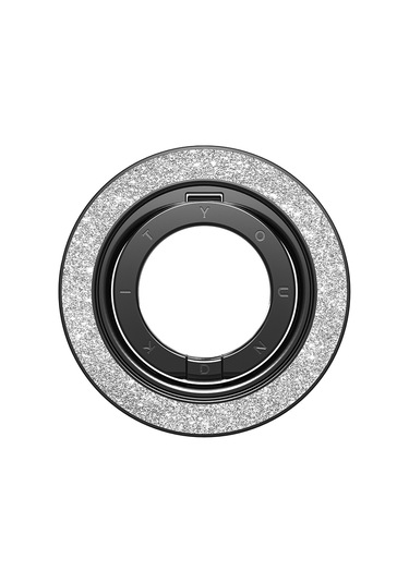 Youngkit Colorful Serisi Double Magnetik Ring Stand Telefon Tutucu Gümüş