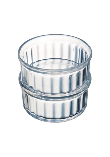 Pyrex Julienne Kalıbı, Fırınlama Kabı, 10x5 Cm, 200 Ml, 2 Parça 150306591 Beyaz