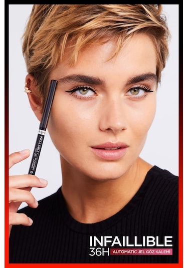 L'Oreal Paris Infaillable Automatic Jel Göz Kalemi Yoğun Siyah