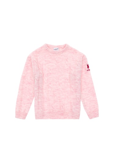 U.s. Polo Assn. Kız Çocuk Pembe Kazak /triko 50297150-vr041 Pembe