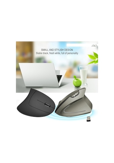 Tongxida T24 2400 Dpı 2.4g Ergonomik Mouse Siyah, Farklı Kullanım Deneyimi T-24
