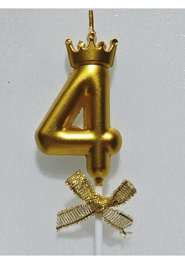 Galerea Prazdnıka Kek İçin Mum 4 Rakamı 413422479 Diğer