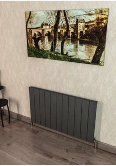 Warma Drama Yatay Alüminyum Radyatör 1040x600 Pütürlü Beyaz Ral 9016