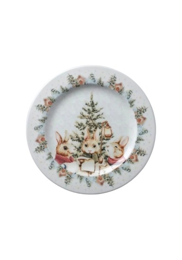 Kosova Ylb1118 Bunny Tavşanlı Servis Tabağı 26 Cm 6 Lı Çok Renkli
