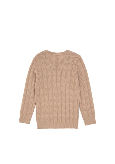 U.s. Polo Assn. Erkek Çocuk Kum Melanj Kazak /triko 50307844-vr123 Kum Melanj