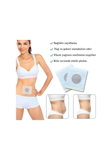 Slim Patch Göbek Bandı 30 Adet Zayıflama Bandı Iştah Kesici