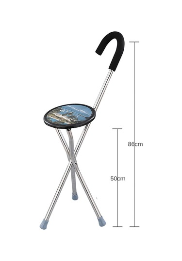 Suntek Katlanır Baston Koltuk Rahat Kolu 34 Inç Uzun Boylu Anti