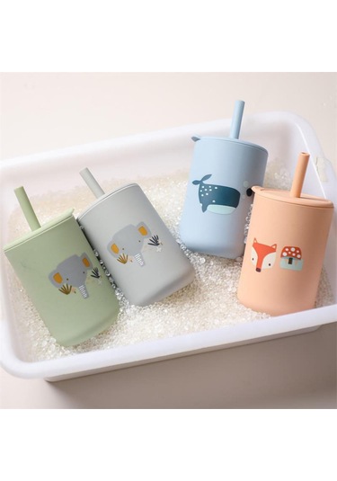 Dolıty Eğitim Kupası 150ml Kırılmaz Bebek İçme Fil
