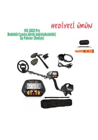 Md 3028 2025 Versiyon Define Altın Metal Dedektörü - Gp Pointer