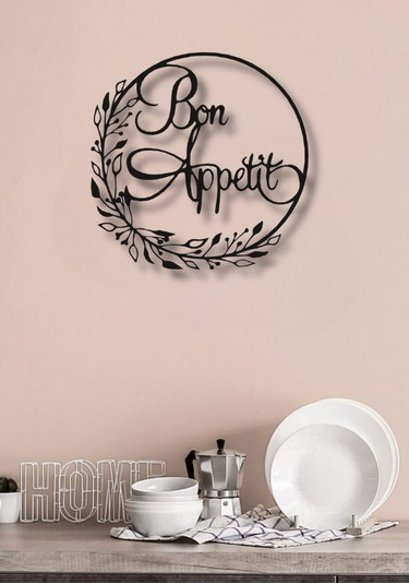 Bone Appetit Metal Duvar Dekoru