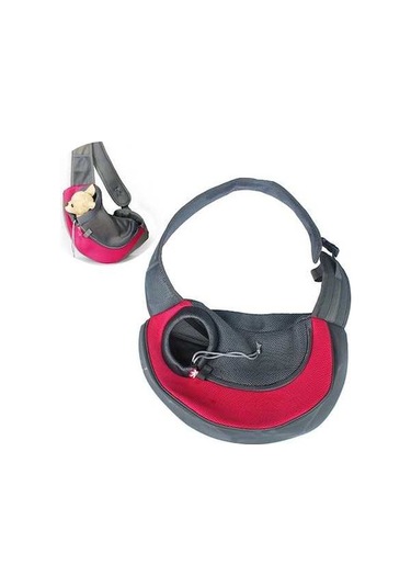 Dm Cbtx Köpek Ve Kedi Sling Taşıyıcı, Eller Serbest Çift Taraflı Pet Çanta, Küçük Boy Kırmızı
