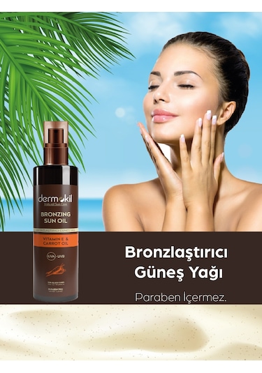 Dermokil Bronzlaştırıcı Güneş Yağı 200 ML