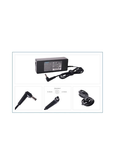 Fast Toshiba Satellite L655-18t, L655-18u, L655-18v Uyumlu Adaptör 19v 4.74a 90w