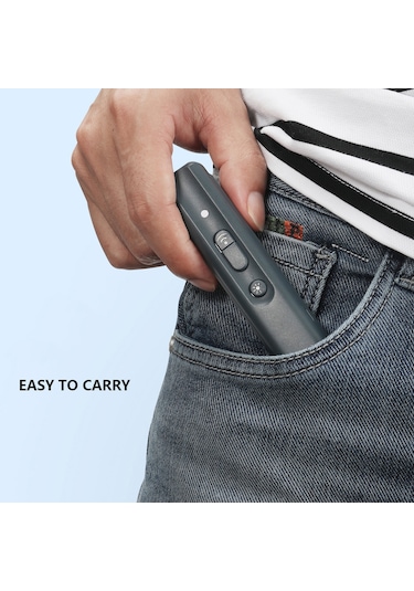 Hallow Ultrasonik Köpek Kovucu Usb Şarj Edilebilir Köpek Sürücü Gri