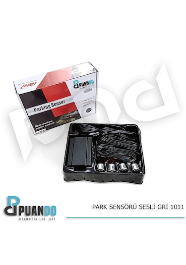 Gri Park Sensörü Sesli İkaz Sistemi 1011 - 4 Sensörlü Kit Panç