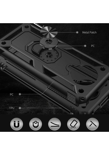 Xiaomi Redmi K30 Pro Kılıf Zore Vega Kapak Mavi
