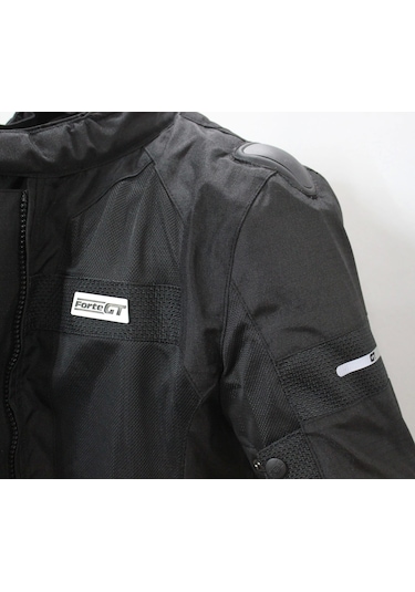 Forte Gt 4 Mevsim Skyland 1079 Kısa Titanyum Korumalı Ceket Siyah