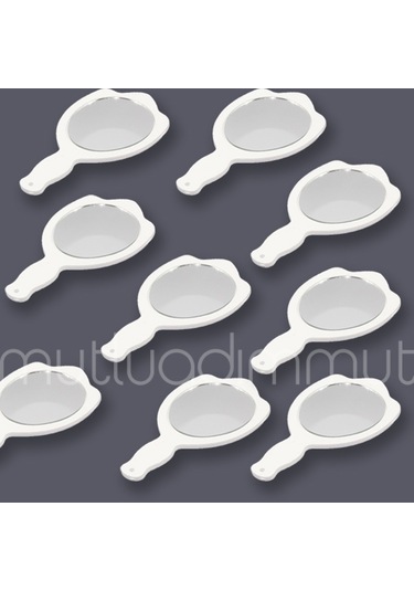 Mutluadim 12 Adet Ahşap El Aynası