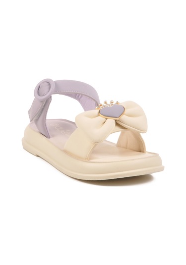 Lila Hafif Esnek Taşlı Kız Çocuk Sandalet 25y600-5 F LILA Lila Hafif Esnek Taşlı Kız Çocuk Sandalet 25y600-5 F LILA