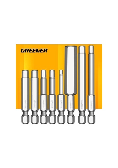 75 H2.5 Yeşil Manyetik Altıgen Tornavida Bit S2 Çelik Hex Shank Tornavida Seti 50mm 75mm 100mm 150mm Uzunluk H1.5-h12 3086
