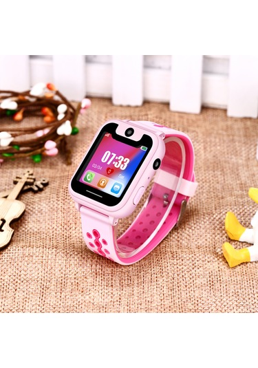 Geeksen Çocuklar İçin Akıllı Telefon Saati 2g Ağ Çocuklar İçin Lbs Konum Çocuk Akıllı Saat (İthalatçı Garantili)