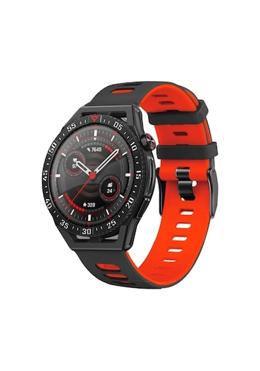 Samsung Uyumlu Galaxy Watch 6 47 Mm Delikli Spor Kordon