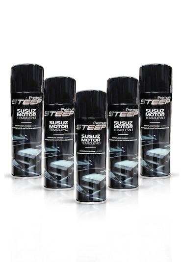 Steep Susuz Motor Temizleyici & Parlatıcı Sprey 5 Adet 500 Ml