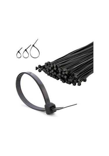 YSB PROFESYONEL KABLO BAĞI 150*2,5 KELEPÇE 100 ADET SİYAH