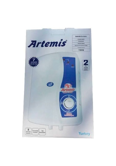 Artemis 7500 W 3 Kademeli Elektrikli Şofben