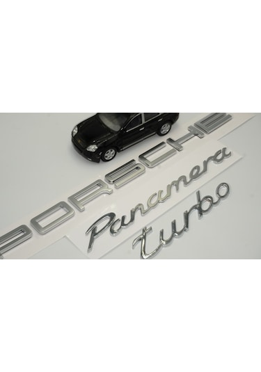 Porsche Panamera Turbo Bagaj 3M 3D Abs Yazı Logo Amblem Seti