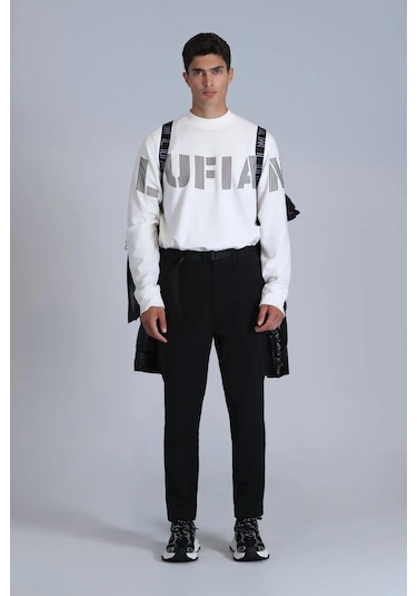 Lufian Erkek Todillo Sweatshirt 112030158 Kırık Beyaz Kırık Beyaz