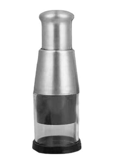 Homyl Preslenmiş Sarımsak Kıyıcı Gıda Kıyma Makinesi Siyah Gümüş