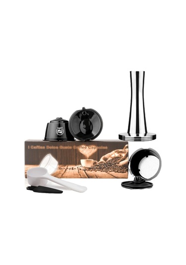 Siyah İ Cafilas Dgpc03 Yeniden Kullanılabilir Doldurulabilir Kahve Kapsül Filtresi Gı Krema Yapımcısı Kahve Makinesi Aks. 56600452