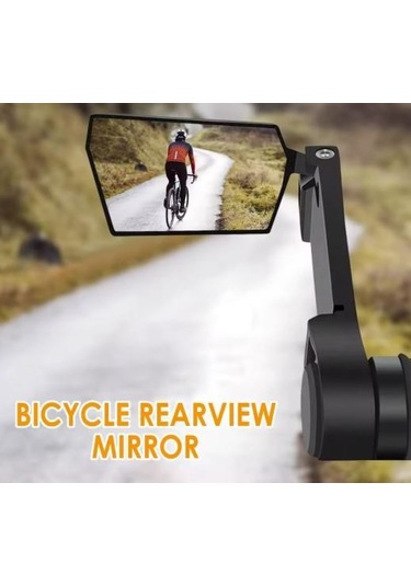 Xbyc 419 360 Dönebilir Katlanabilir Dayanıklı Gidon Boynuzlu Bisiklet Dikiz Aynası