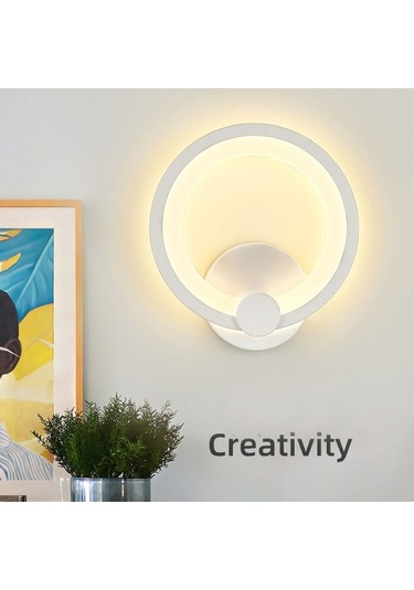 Dancemonkey Cbtx Led Duvar Aplik Modern Yaratıcı Başucu Aydınlatma Yatak Odası Oturma Odası Ofis İçin - 3063 Beyaz Işık, Renkli Alternatif Beyaz