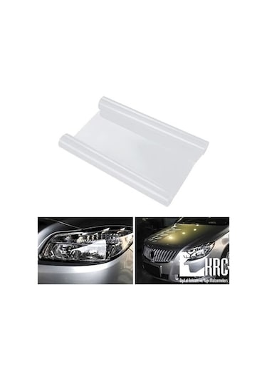 Ultra Clear Şeffaf Far Folyosu 25cm X 2m Kendinden Yapışkanlı