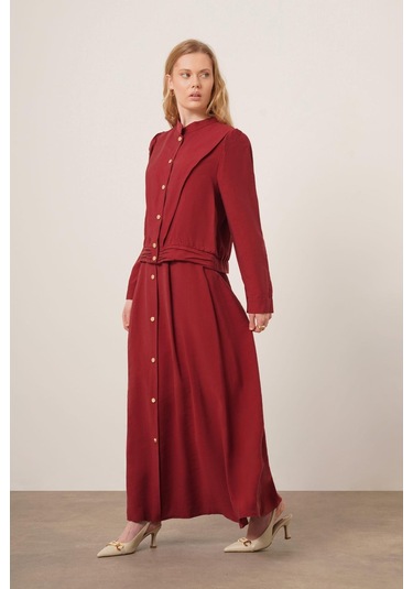 Ftz Women Kadın Modal Etekli Takım Bordo 31174 Bordo