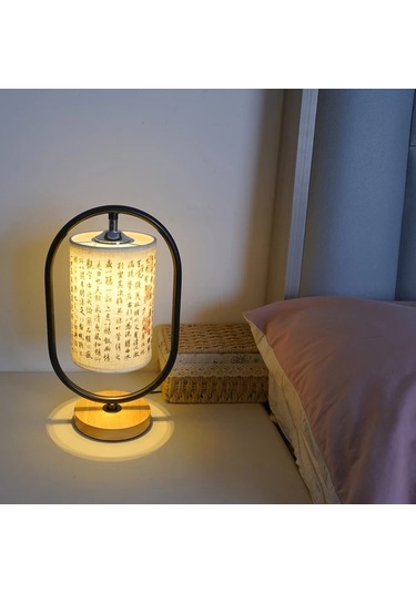 Willowhaven 1 Adet Usb Şiir Masa Lambası, Kırmızı Uçurum Ve Lantern Koleksiyonu Yatak Başı Okuma Lambası