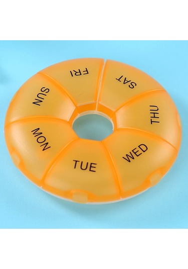 Su Geçirmez Haftalık Hap Kutusu 7 Günlük Haftalık Uygun Seyahat Hap Kutusu Renkli Taşınabilir İlaç Düzenleyici Çocuklar Stil H,