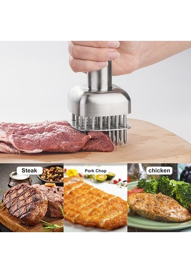 Pazly Paslanmaz Çelik Biftek İhaleçi Otomatik Ribaund Çekiç, Dayanıklı Et Pounder, Pratik Düzlemci, Çok Renkli Seçenekler Çok Renkli