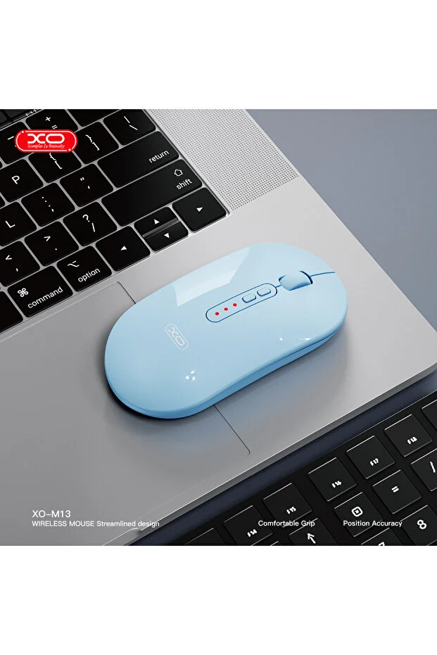 Xo-m13 Tri-mode Kablosuz Aerodinamik Bluetooth Wireless Sessiz Mouse Sı Yah -
