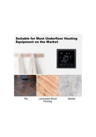 Yifomall Wifi Akıllı Termostat - 16a Yerden Isıtma Kontrolü, Led Dokunmatik Ekran, Uzaktan Kontrol Mh-1828aw