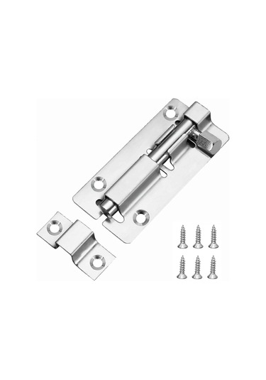 Kapı Kilidi Cıvataları 3" 75 Mm , 304 Paslanmaz Çelik Kapı Manda