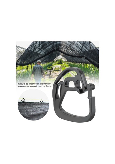 100 Adet Gölgeleme Filesi Askı Kancası Huiliang