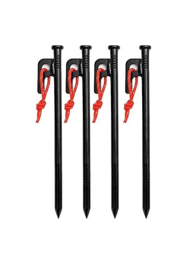 Novahub 4 Adet 25cm Kamp Gölgelik Zemin Çivi Seti 4 Pcs 25cm Açık Hava Rüzgar Geçirmez Tentesi Aksesuarı Çok Renkli