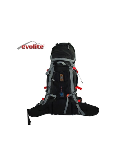 Evolite Colorado 55+10 Litre Sırt Çantası Siyah