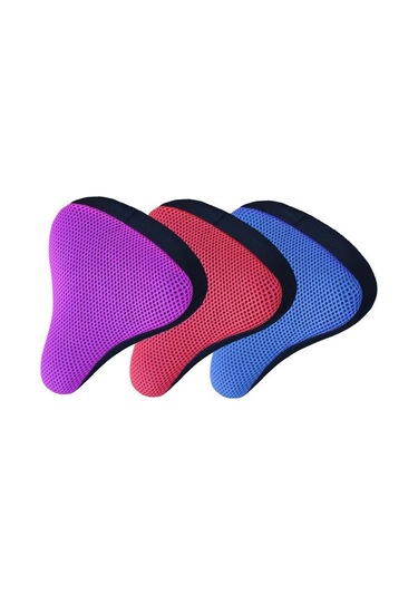 Açık Mavi 3d Yumuşak Bisiklet Klozet Kapağı Bisiklet Sele Kılıfı Bisiklet Silikon Koltuk Minderi Bisiklet Nefes Eyer Rahat Bisiklet Parçaları Açık Mavi